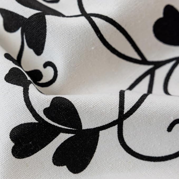 F-CHU Farmhouse Floral Curtains 84 Inch Length - Image 7