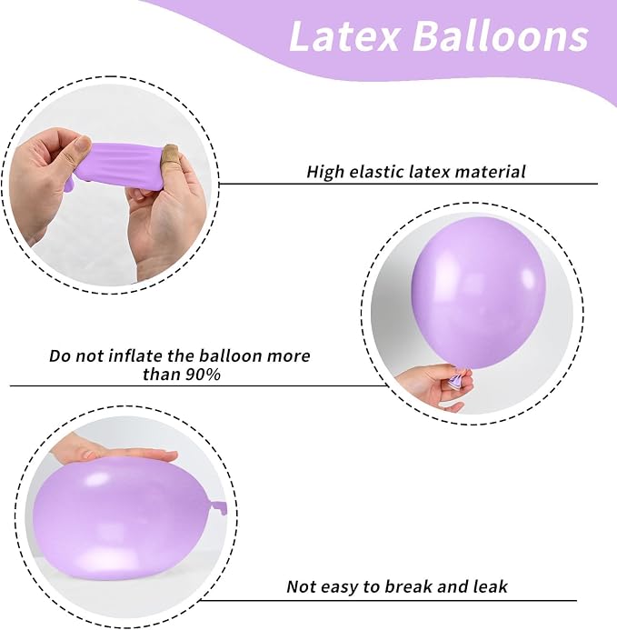Pink and Purple Balloons, Party Balloons - Image 8