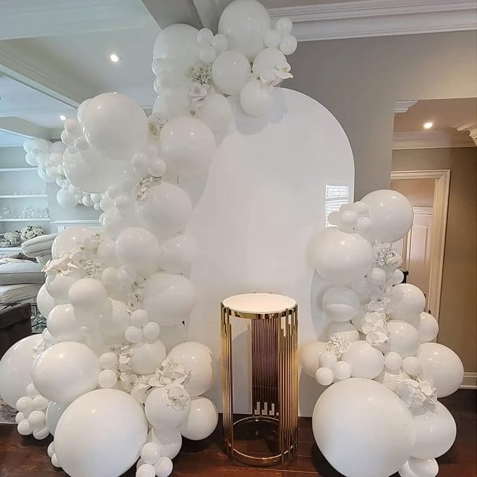 50 Pack White Balloons 12 Inch - Image 8