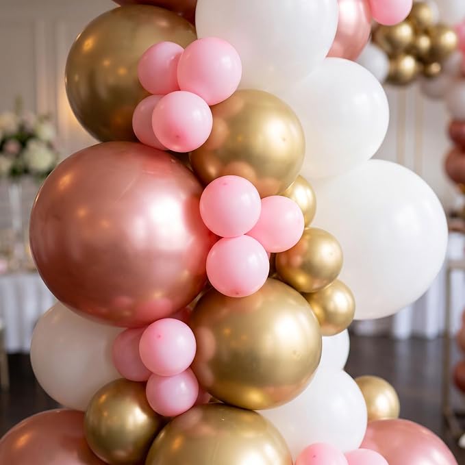 100PCS 5 Inch Small Pink Balloons - Image 6