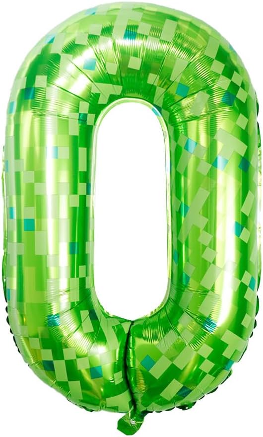40 inch digital balloon, Number 0 by TNCDJKPA