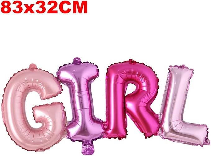 ITS A Boy girl connection Letter foil balloons children party decoration - Image 4