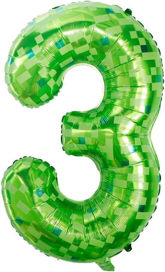 40 inch digital balloon, Number 3 by TNCDJKPA