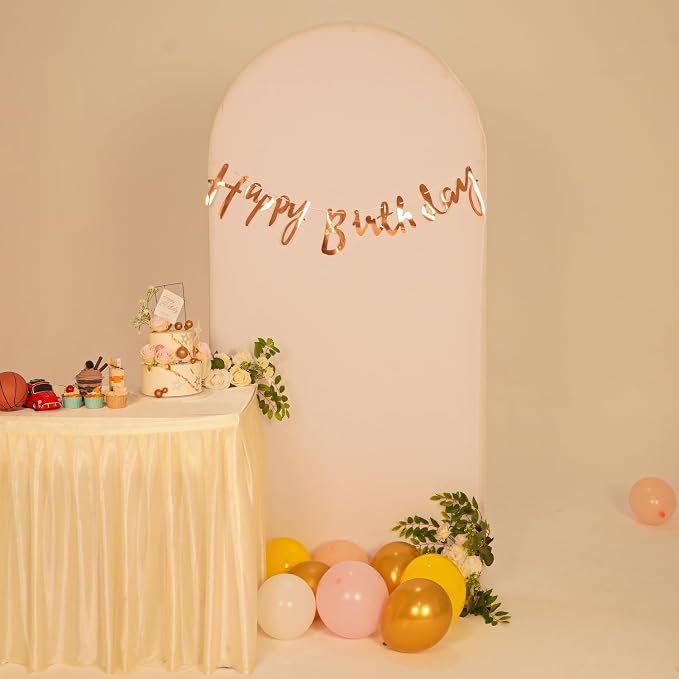 Vincidern 6.6FT Arch Backdrop Stand and Cover Set, Metal Arch Stand - Image 8