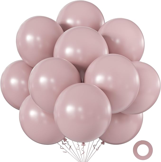 18 Inch Nude Pink Balloons, Baby Shower, Birthday Party and Event Decoration by KALOR