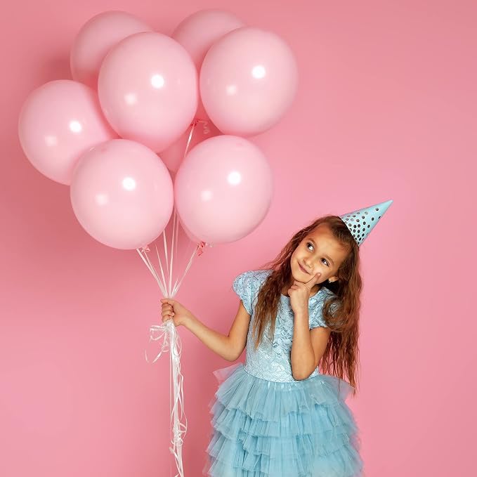 RUBFAC Pink Balloons Pastel Pink Balloon Arch Kit Different Sizes 129pcs | - Image 7
