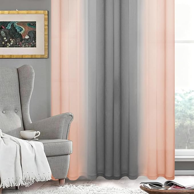 DWCN Ombre Sheer Curtains - Image 6