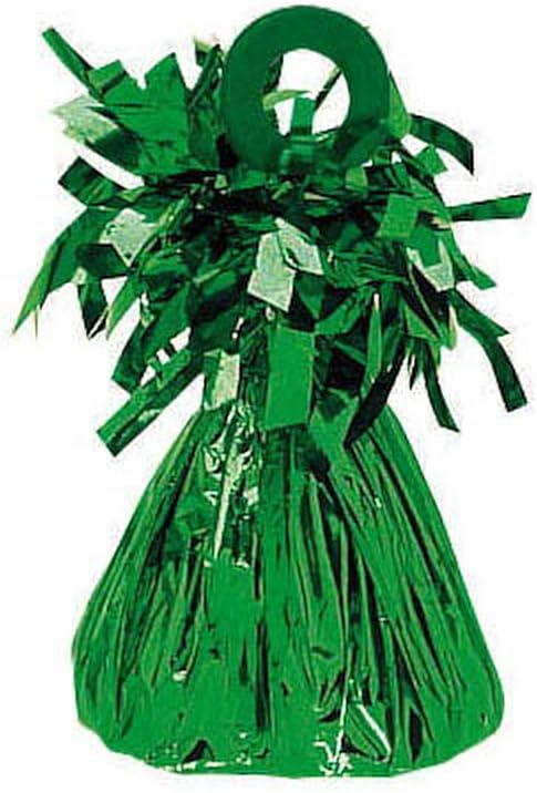 Green Small Foil Balloon Weight - 6 oz - Vibrant Green Hue Perfect by AmscanPartySupplies