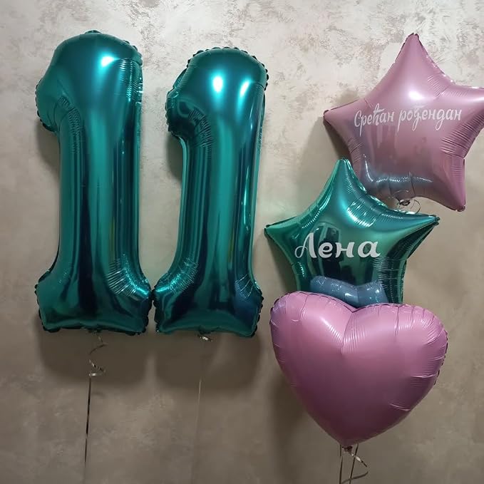 Nile Blue Number 7 Balloon 40 Inch - Image 8