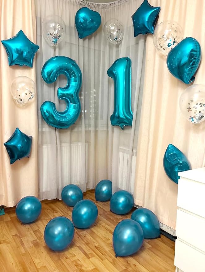 Light Blue Number 1 Balloon 40 Inch - Image 9