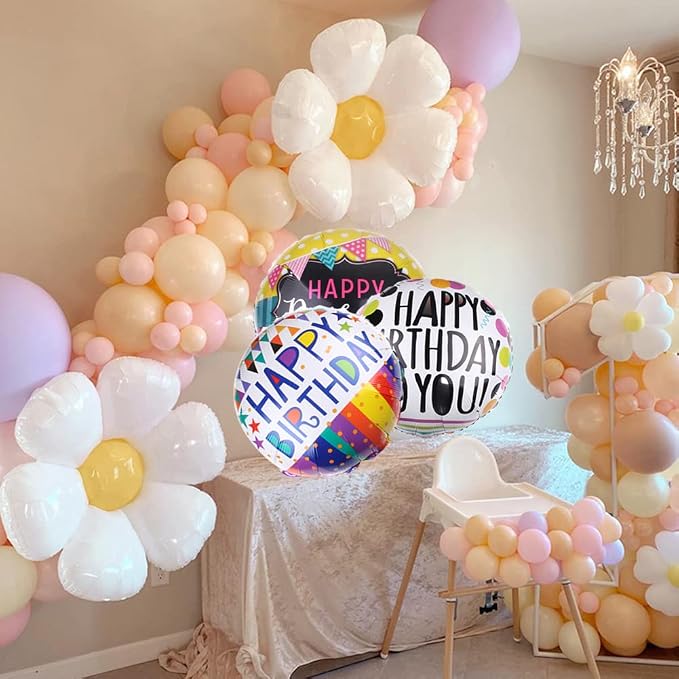 50 Pieces Happy Birthday Party Aluminum Foil Balloons 18" Foil Mylar Helium - Image 7