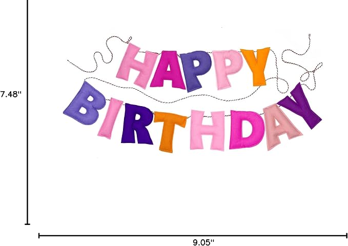 Pre-Strung Happy Birthday Banner - Image 8