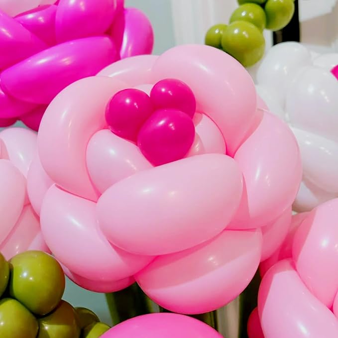 Light Pink Long Balloons Premium 260 Twisting Animals Magic Balloons - Image 8