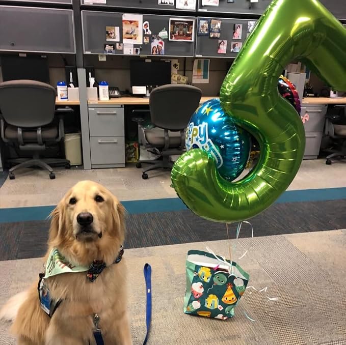 40 Inch Green Number Balloon 7, Large Number Foil Balloons Mylar - Image 7