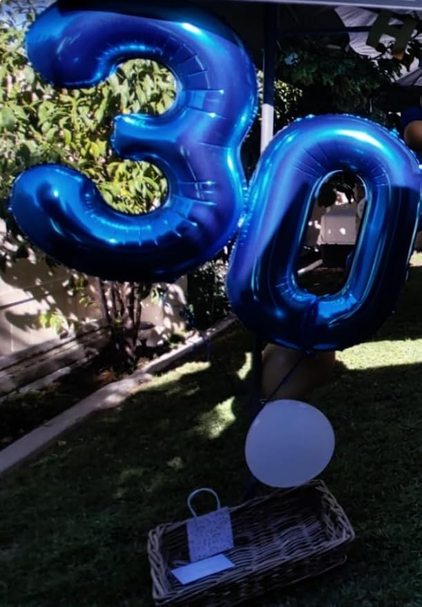 Night Blue Number 0 Balloon 40 inch, 0th Birthday Party Balloons Decorations | - Image 6