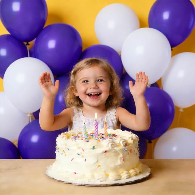 110pcs Purple Balloons 12 inch - Image 7