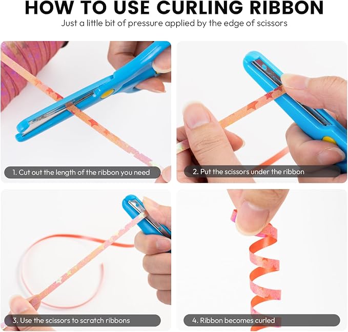 500 Yards Curling Ribbon for Gift Wrapping, 3/16" Balloon String for Christmas - Image 7