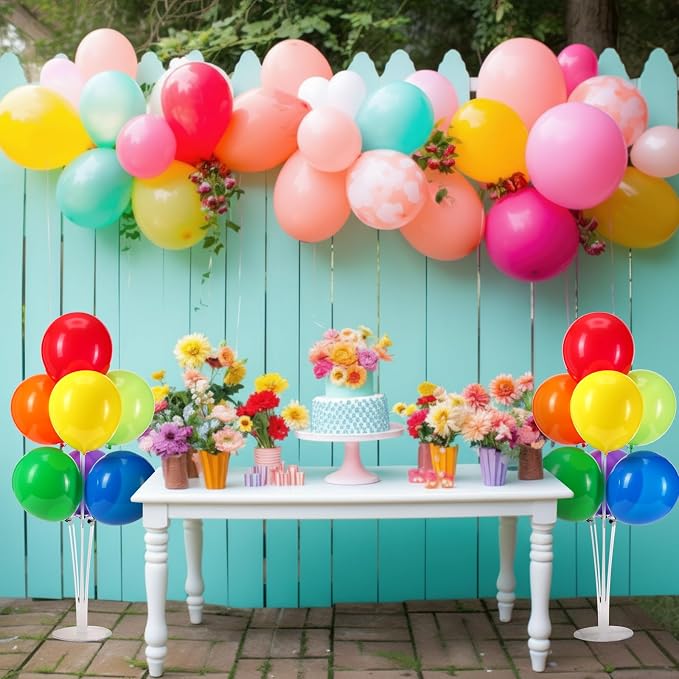 VioraWhite 8 Set Balloon Stands Kits, Sticks Holder - Image 6