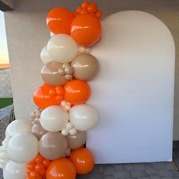 60Pcs Orange Balloons for Thanksgiving Halloween Birthday Party Decorations | - Image 7