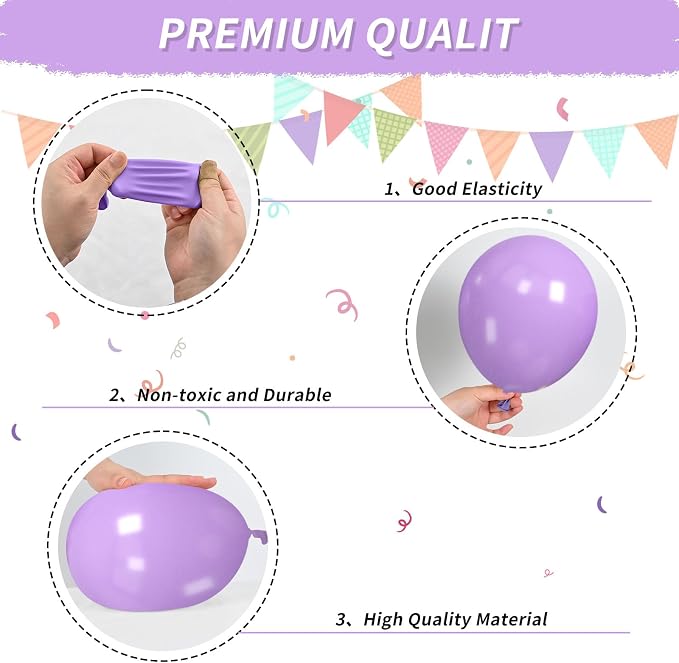 Purple and Black Balloons - Image 7
