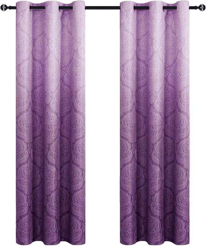 DWCN Ombre Blackout Curtains for Bedroom - Image 8