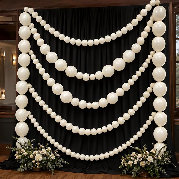 White Linking Balloons - Image 6