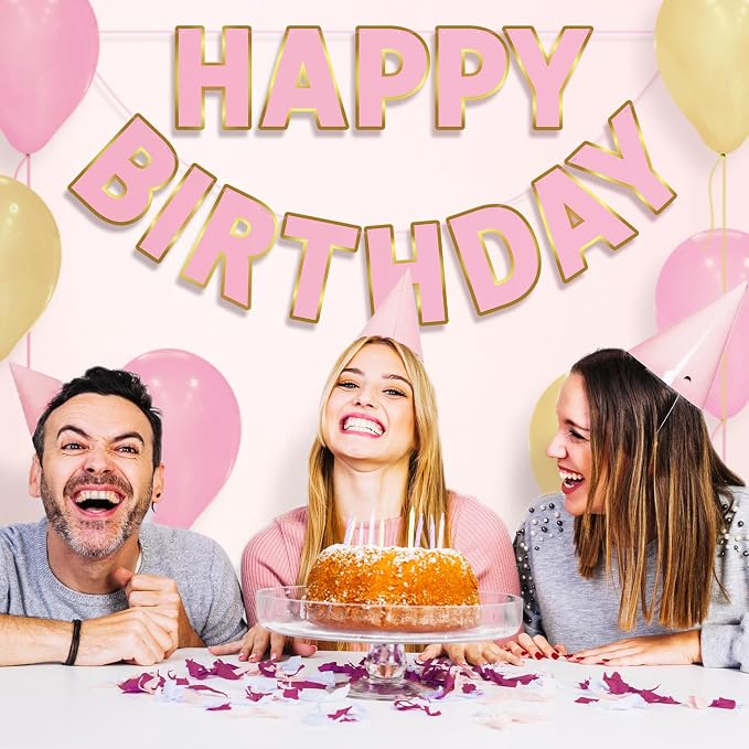 Happy Birthday Banner - 9ft Pre-Strung Happy Birthday Sign - Image 7