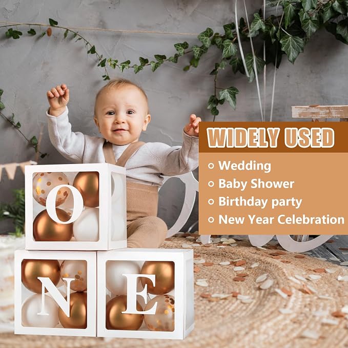 Transparent Balloon Boxes, Letters & Numbers - Image 7