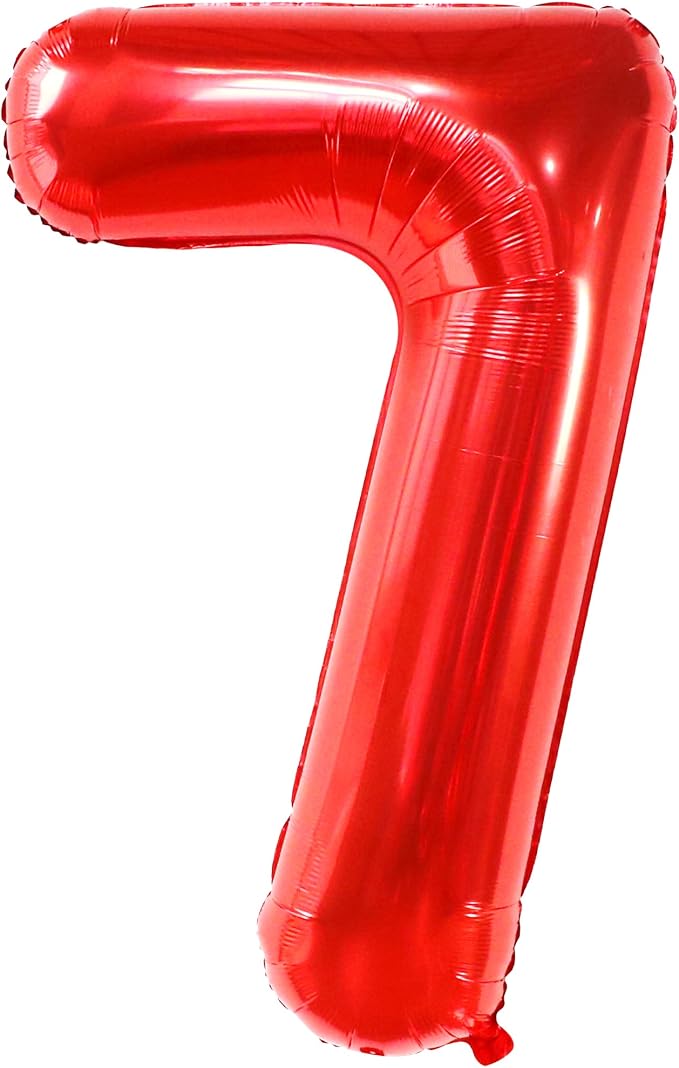 KatchOn, Giant Red Number 7 Balloon - Image 9