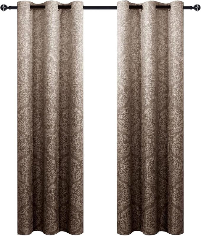 DWCN Ombre Blackout Curtains for Bedroom - Image 9