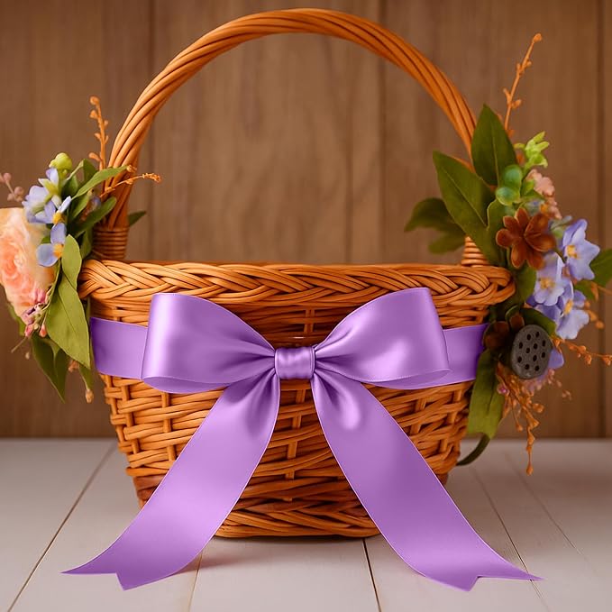30Yards 1 1/2In Lavender Ribbon - Image 8