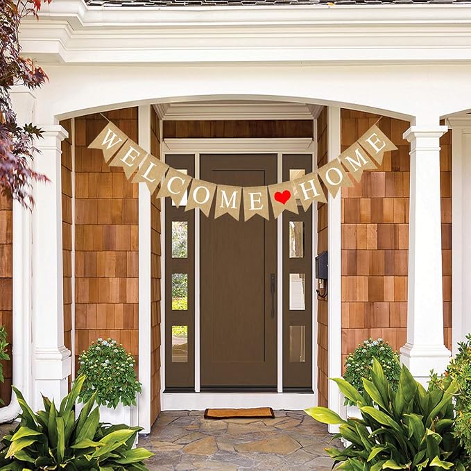 ALLFUN Welcome Home Banner Welcome Home Decorations | Made - Image 7