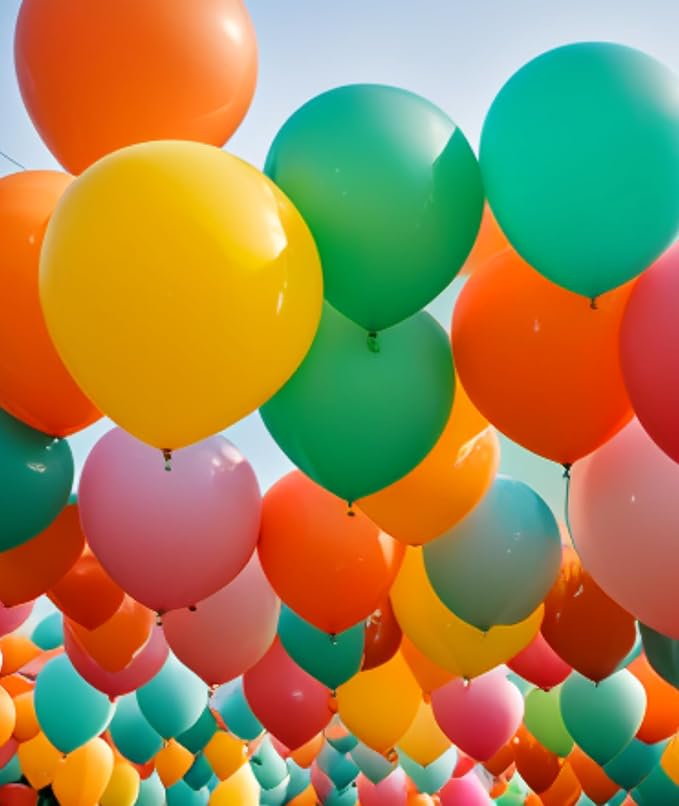 35 Pack Giant Balloons 36 Inch 17 Kinds Colors Latex Colorful Party Big Balloon - Image 6