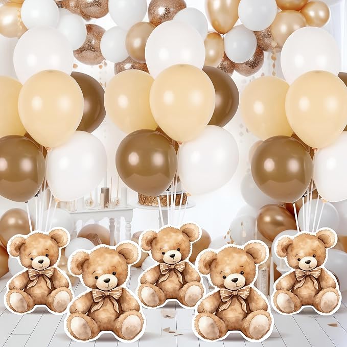 6 Sets Balloon Stand Kit for Table Bear Baby Shower Centerpieces - Image 9