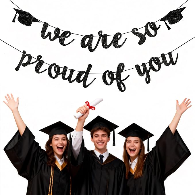 Black We are So Proud of You Banner - Image 6