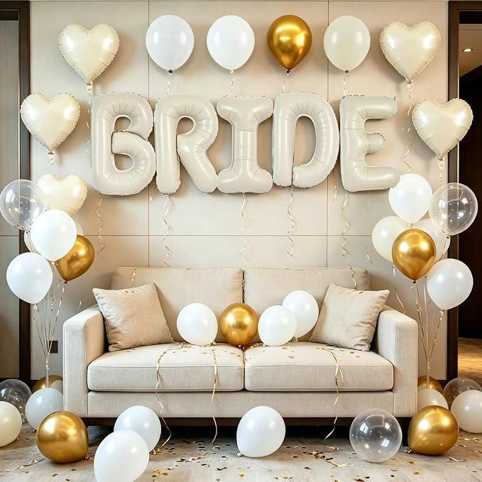TONIFUL 40 Inch Giant Bride Balloon Bachelorette Party Decorations - Image 6