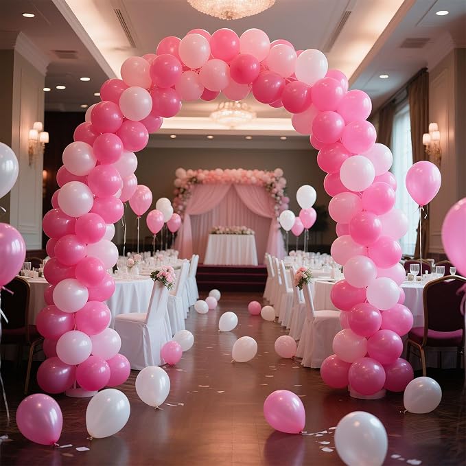 Pink Balloons Light Pink Birthday Decorations 30 Pack 18 inch Round Gender - Image 7