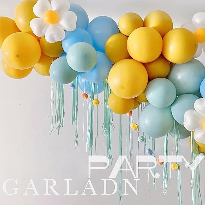 Mustard Yellow Balloons Different Sizes 135pcs 18 12 10 5 Inch Fall Balloons - Image 7