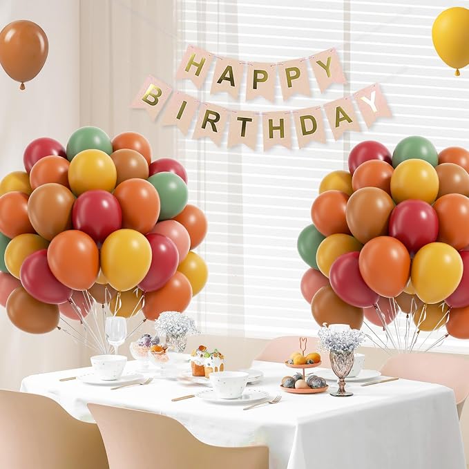 60pcs Fall Balloons, Thanksgiving Balloons 12inch - Image 7