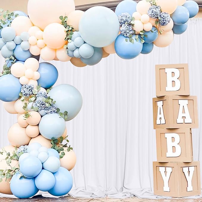 White Backdrop Curtain for Parties Wedding Decor- White Wedding Photography Rod - Image 8
