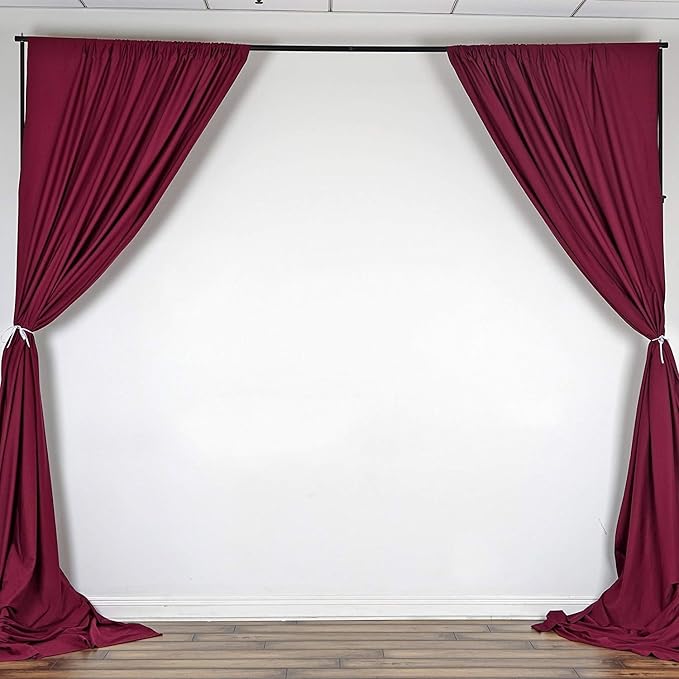 AK TRADING CO. 10 feet x 10 feet Polyester Backdrop Drapes Curtains Panels - Image 6