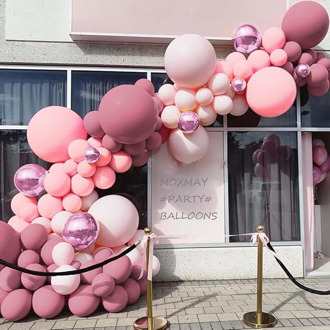 Pink Balloon Garland Arch Kit - Image 7