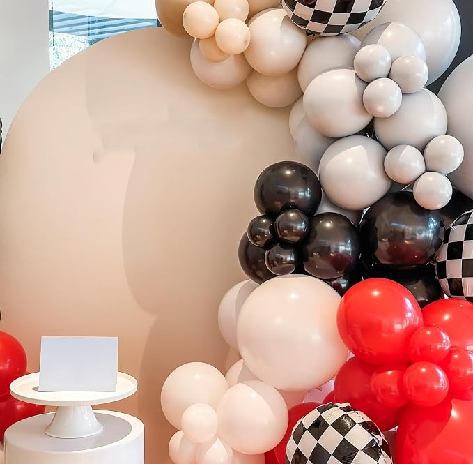153Pcs Race Car Balloon Garland Arch Kit - Image 7