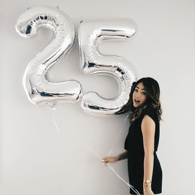 Silver Number 18 Balloon 40 Inch - Image 7
