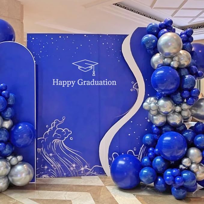 134Pcs Blue Balloons Different Sizes 5 10 12 18 Inch Blue Balloon Garland Arch - Image 7