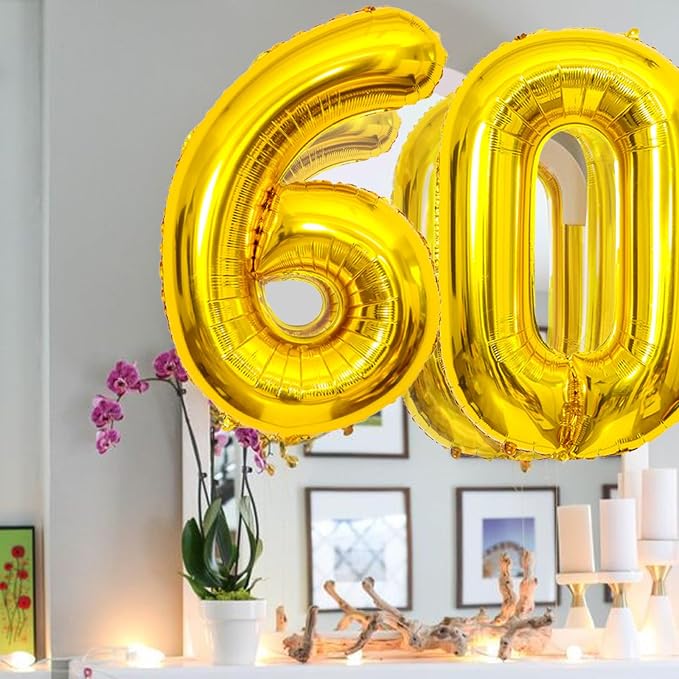 SINBEE Gold 40inch Number Balloon - Image 7