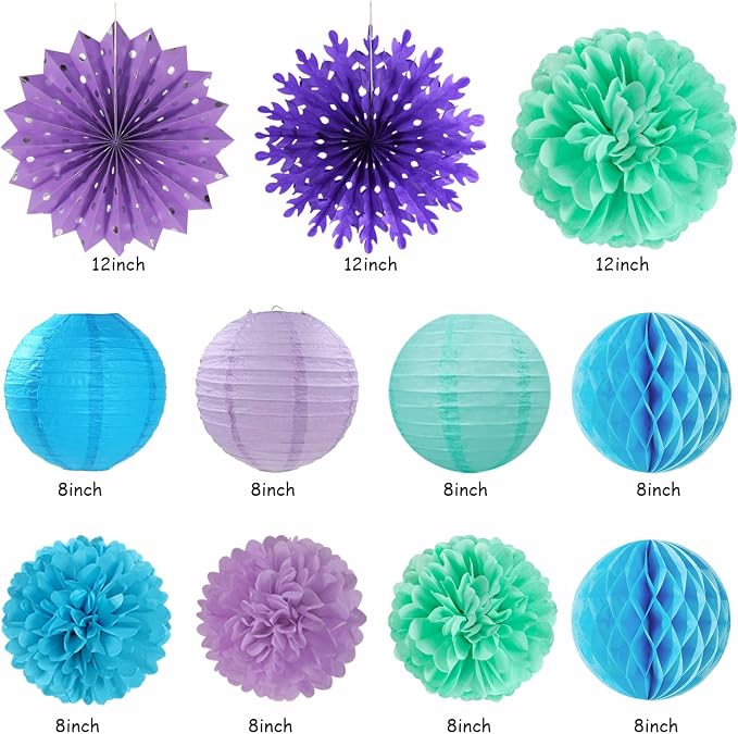 Winter-Wonderland Christmas-Snowflake Frozen Birthday Party-Decorations - Image 7