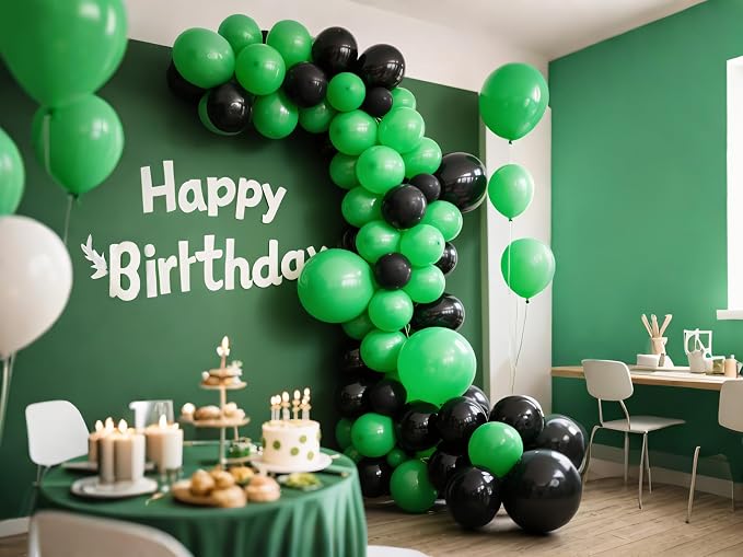 Green Balloons 145pcs Different Sizes 18 12 10 5 Inch - Image 6