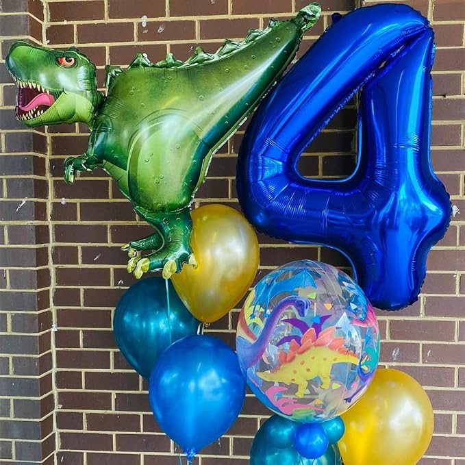 Navy Blue 40 Balloon Numbers, 40 Inch Dark Blue 40 Birthday Balloons Large Foil - Image 7