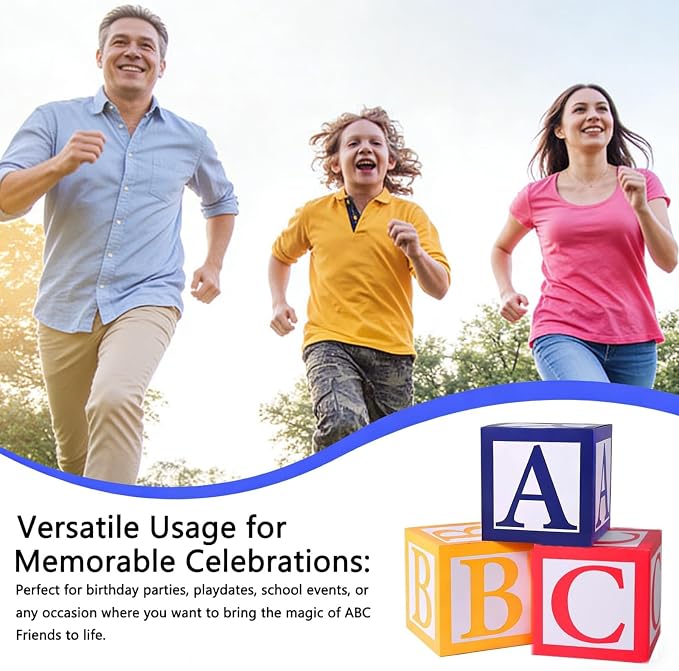 3 pcs ABC Friend Street Balloon Boxes, ABC Alphabet Graduation Party Favor - Image 6